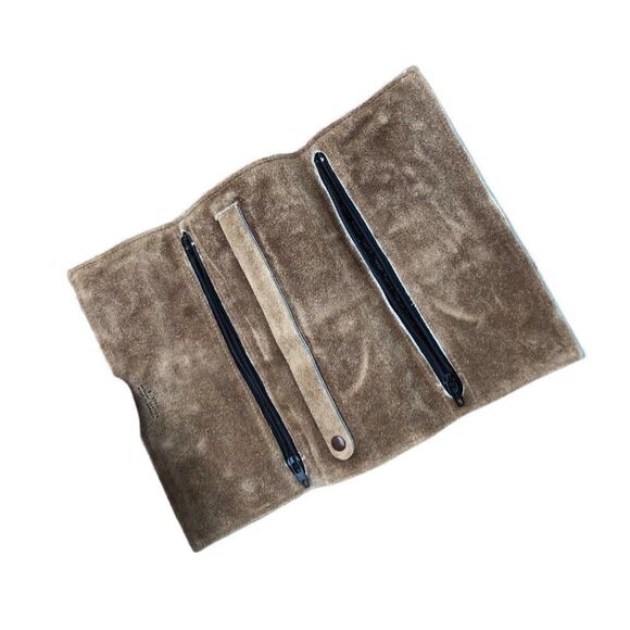 Vintage 1976 Bruxton Genuine Leather Wallet Brown - Picture 7 of 13